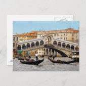 Postcard Rialto Bridge, Venice Postkarte (Vorne/Hinten)
