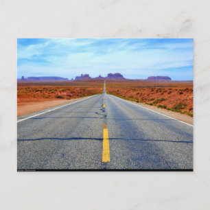 Postcard Road to Monument Valley , Utah, USA Postkarte