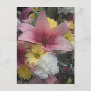 Postcard Rosa Lily Beauty Postkarte