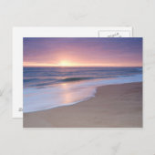 PostCard: Ruhige Strandwellen. Algarve Postkarte (Vorne/Hinten)