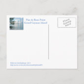 POSTCARD, "RUM POINT PIER, GRAND CAYMAN" POSTKARTE (Rückseite)