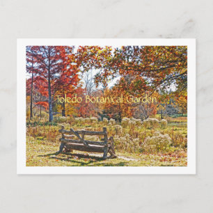 Postcard/RUSTIC BEND AMID FALL FALL FALL FARBE BEI Postkarte