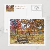 Postcard/RUSTIC BEND AMID FALL FALL FALL FARBE BEI Postkarte (Vorne/Hinten)