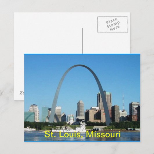 Postcard Saint Louis" Postkarte (Vorne/Hinten)