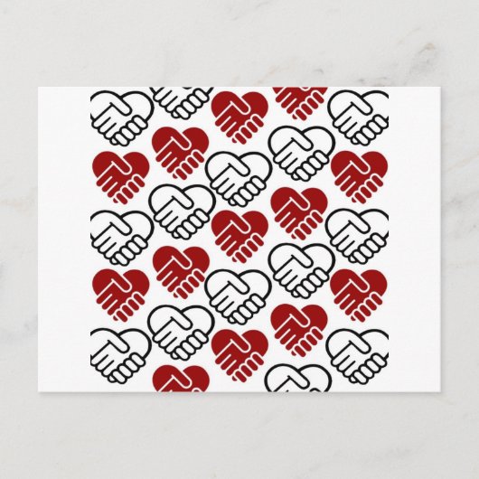 Postcard - SCC Rot & Schwarz Postkarte (Vorderseite)