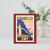 Postcard Scotland Greetings Vintag Postkarte (Stehend Vorderseite)