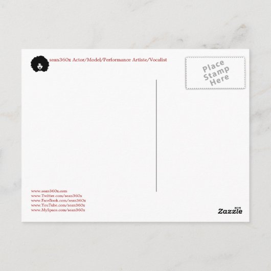 PostCard sean360x Indie Postkarte (Rückseite)