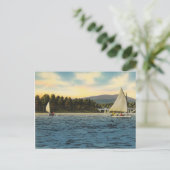 Postcard Segelboote auf See Hamilton, Arkansas Postkarte (Stehend Vorderseite)