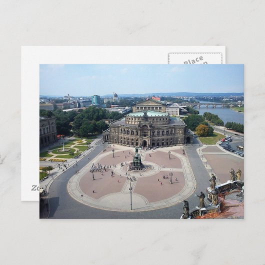 Postcard Semperoper in Dresden Germany Postkarte (Vorne/Hinten)