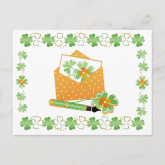 Postcard sendende irische Liebe Postkarte