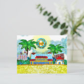 Postcard Sequin Bondi Beach Sydney Australien Postkarte (Stehend Vorderseite)