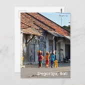 Postcard Singaraja Bali Indonesien Balinese Frauen Postkarte (Vorne/Hinten)