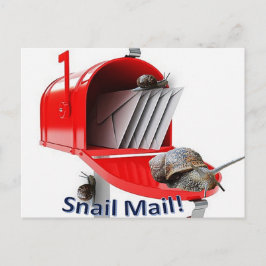 Postcard Snail Postkarte