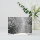 Postcard, Snow-Szene Hi-def-Fotografie Postkarte (Stehend Vorderseite)