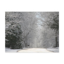 Postcard, Snow-Szene Hi-def-Fotografie