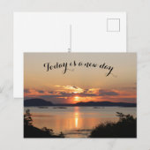 Postcard Soluppgång Postkarte (Vorne/Hinten)