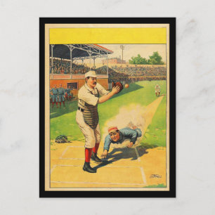 Postcard-Sport/Spiele-Vintager Sport Art 13 Postkarte