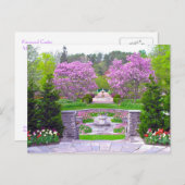 POSTCARD, SPRING GARDENS IN BLOOM (PHOTOG) POSTKARTE (Vorne/Hinten)