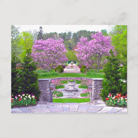 POSTCARD, SPRING GARDENS IN BLOOM (PHOTOG) POSTKARTE (Vorderseite)