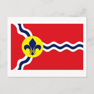 Postcard St. Louis Flag Postkarte