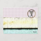 Postcard Stationery Liebe Funny Birds Postkarte (Rückseite)