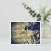 Postcard - Steampunk Art 'Look' Postkarte (Stehend Vorderseite)