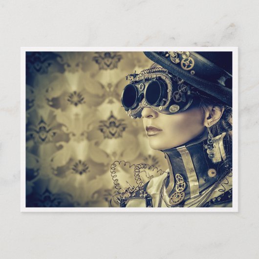 Postcard - Steampunk Art 'Look' Postkarte (Vorderseite)