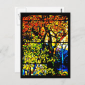 Postcard-Stored Glass-Louis Tiffany 8 Postkarte (Vorne/Hinten)