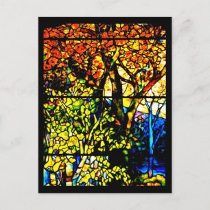 Postcard-Stored Glass-Louis Tiffany 8 Postkarte