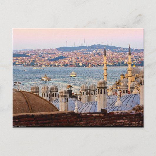 Postcard Suleymaniye Moschee, Istanbul Türkei Postkarte (Vorderseite)