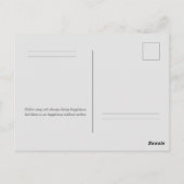 Postcard Sunflower Postkarte (Rückseite)