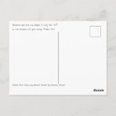 Postcard Sunshine Joy Horse Postkarte (Rückseite)