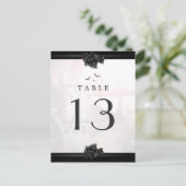 Postcard Table Cards Gotische Halloween-Liebe Postkarte (Stehend Vorderseite)