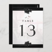 Postcard Table Cards Gotische Halloween-Liebe Postkarte (Vorne/Hinten)