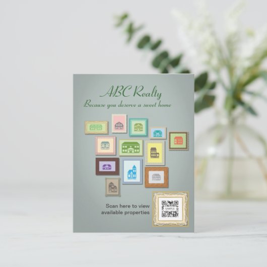 Postcard Template ABC Realty Postkarte (Stehend Vorderseite)