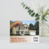 Postcard Template Realty Experts Postkarte (Stehend Vorderseite)