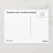 Postcard-Tenakee-Inlet, Südost-Alaska Postkarte (Rückseite)
