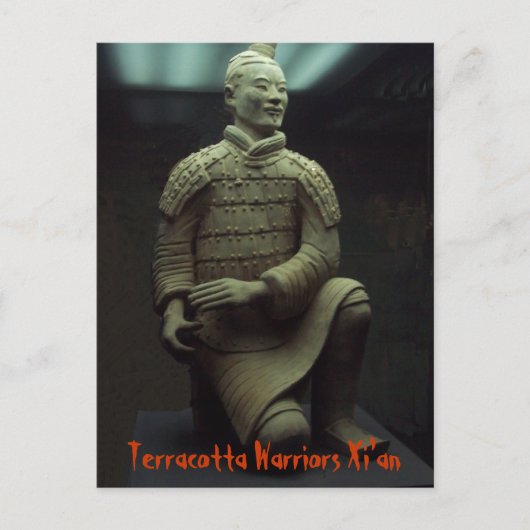 POSTCARD - Terracotta Warrior Xián China Postkarte (Vorderseite)