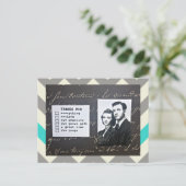 POSTCARD-THANK-YOU NOTE PASST JEDES EREIGNIS AN POSTKARTE (Stehend Vorderseite)