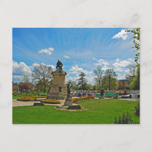 Postcard The Gower Memorial, Stratford-upon-Avon Postkarte