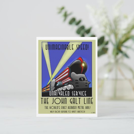 Postcard - The John Galt Line Postkarte (Stehend Vorderseite)