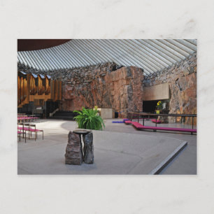 Postcard The Temppeliaukio Church, Finnland Postkarte