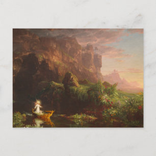 Postcard The Voyage of Life Childhood Thomas Cole Postkarte