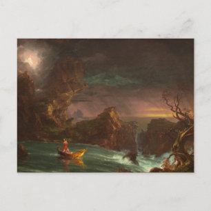 Postcard The Voyage of Life, Manhood, Thomas Cole Postkarte