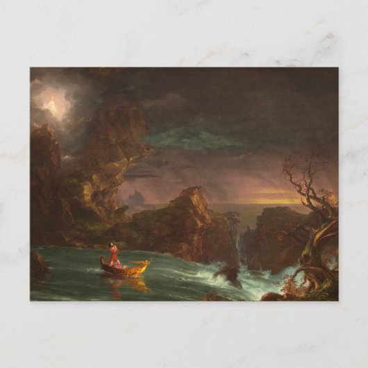 Postcard The Voyage of Life, Manhood, Thomas Cole Postkarte (Vorderseite)