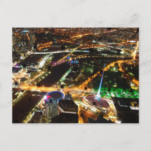 Postcard The White Night Melbourne, Australien Postkarte