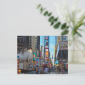 Postcard Times Square, NYC Postkarte (Stehend Vorderseite)