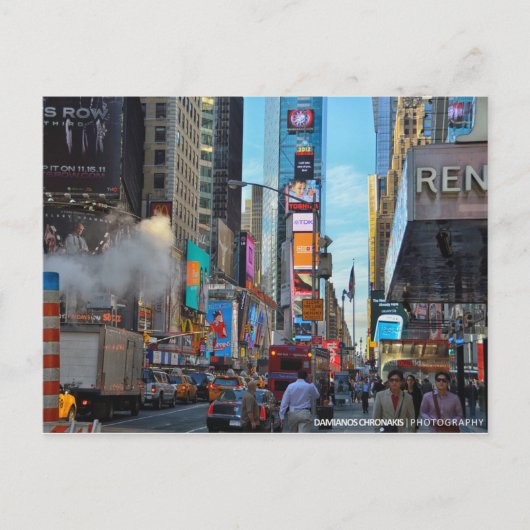 Postcard Times Square, NYC Postkarte (Vorderseite)