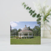 Postcard - Tipton Indiana Gazebo Postkarte (Stehend Vorderseite)