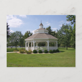 Postcard - Tipton Indiana Gazebo Postkarte